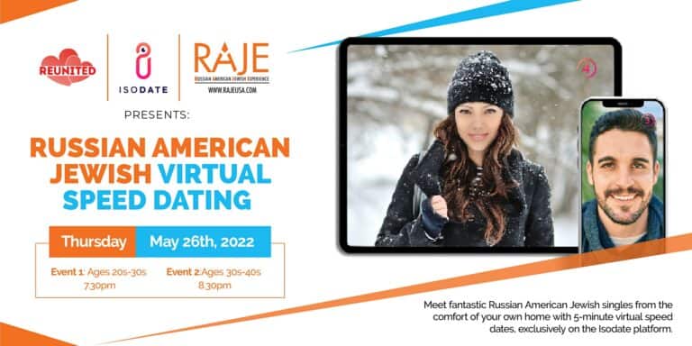 RAJE & Friends Presents: Russian American  Jewish Video Speed Dating