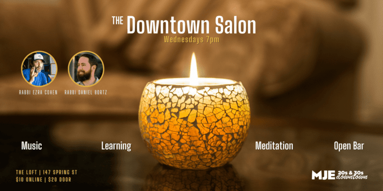 Relationships & Kabbalah @ The Downtown Salon | An MJE Event for 20s 30s