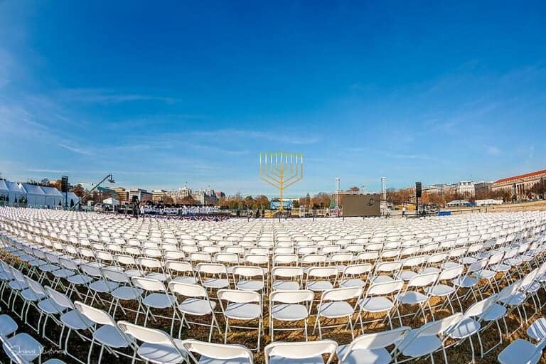 National Menorah on the Ellipse 2022