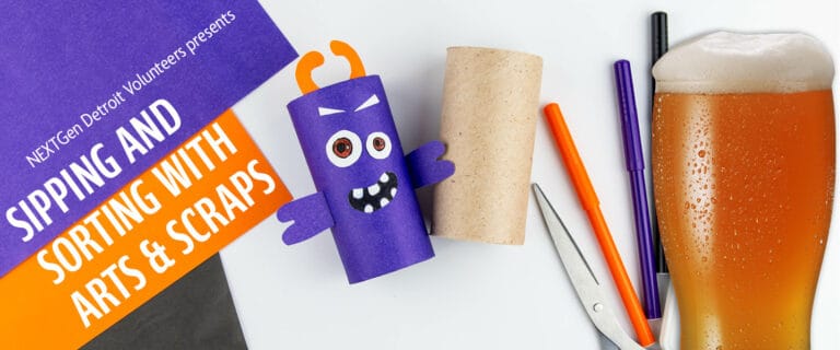 Sipping and Sorting with Arts & Scraps