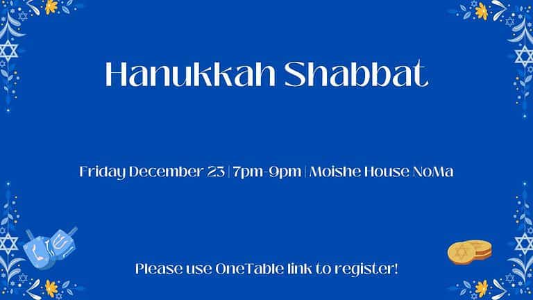 Hanukkah Shabbat