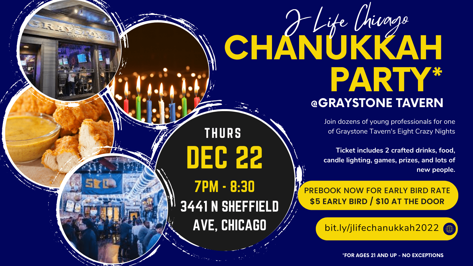 J-Life Chicago Young Jewish Professionals Hanukkah Party