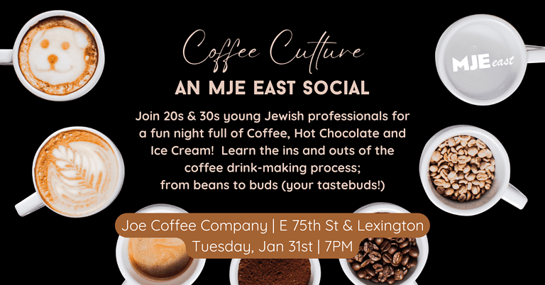 Joe Coffee Company: An MJE East Social | 20s & 30s YJPs | Games & Hangout