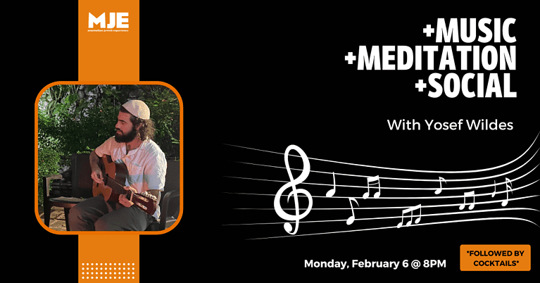 Music + Meditation + Social With Yosef Wildes | MJE