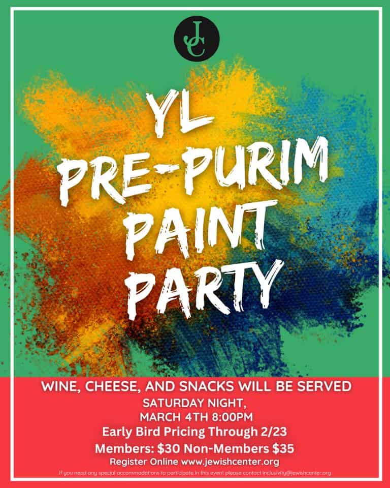 Pre-Purim Paint Party