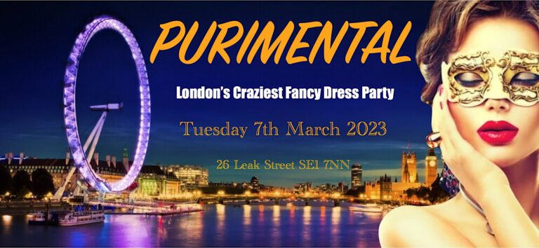 Purimental 2023 – London’s Craziest Fancy Dress Party