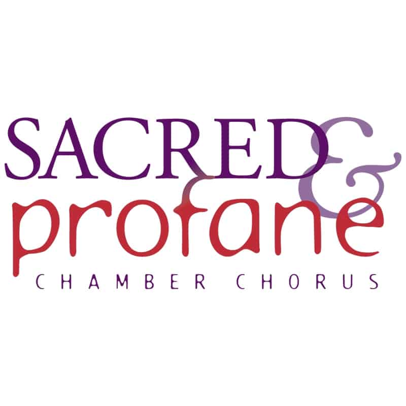 Sacred & Profane, A Chamber Chorus Logo