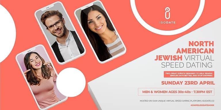 Isodate’s North American Jewish Virtual Speed Dating