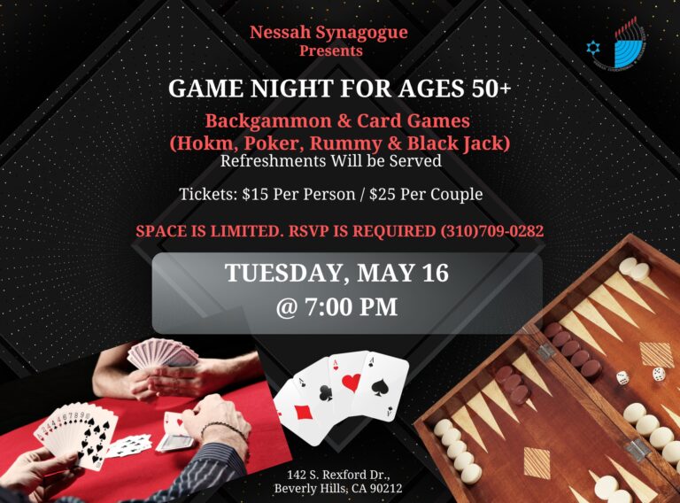 GAME NIGHT FOR AGES 5O+