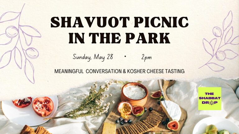 The Shabbat Drop Shavuot Picnic in the Park