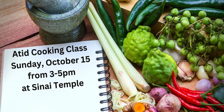 ATID Cooking Class at Sinai Temple