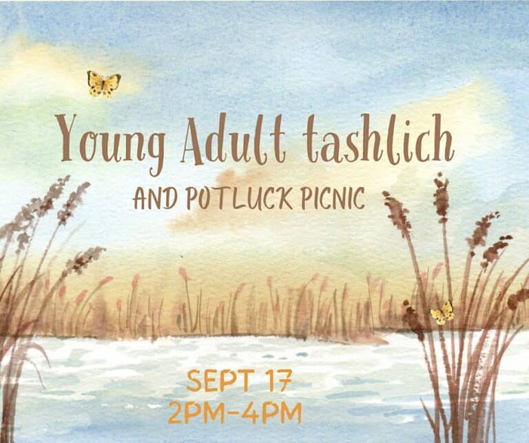 Young Adult Tashlich and Potluck Picnic