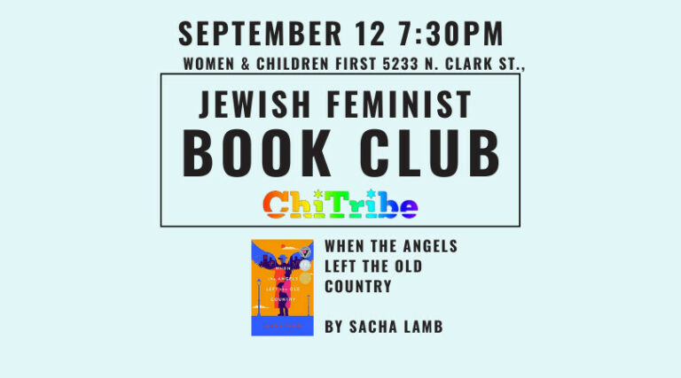 Queer Jewish Book Club: When Angels Left the Old Country