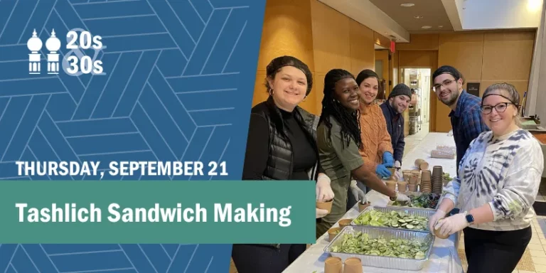 Taschlich Sandwich Making