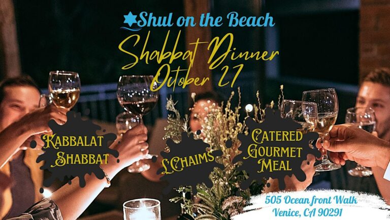 Shabbat Dinner at the Beach
