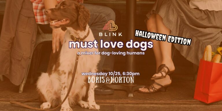 Must Love Dogs Singles Mixer, Halloween Edition!