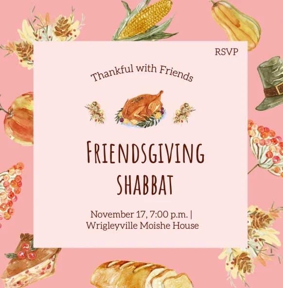 Friendsgiving Shabbat Moishe House