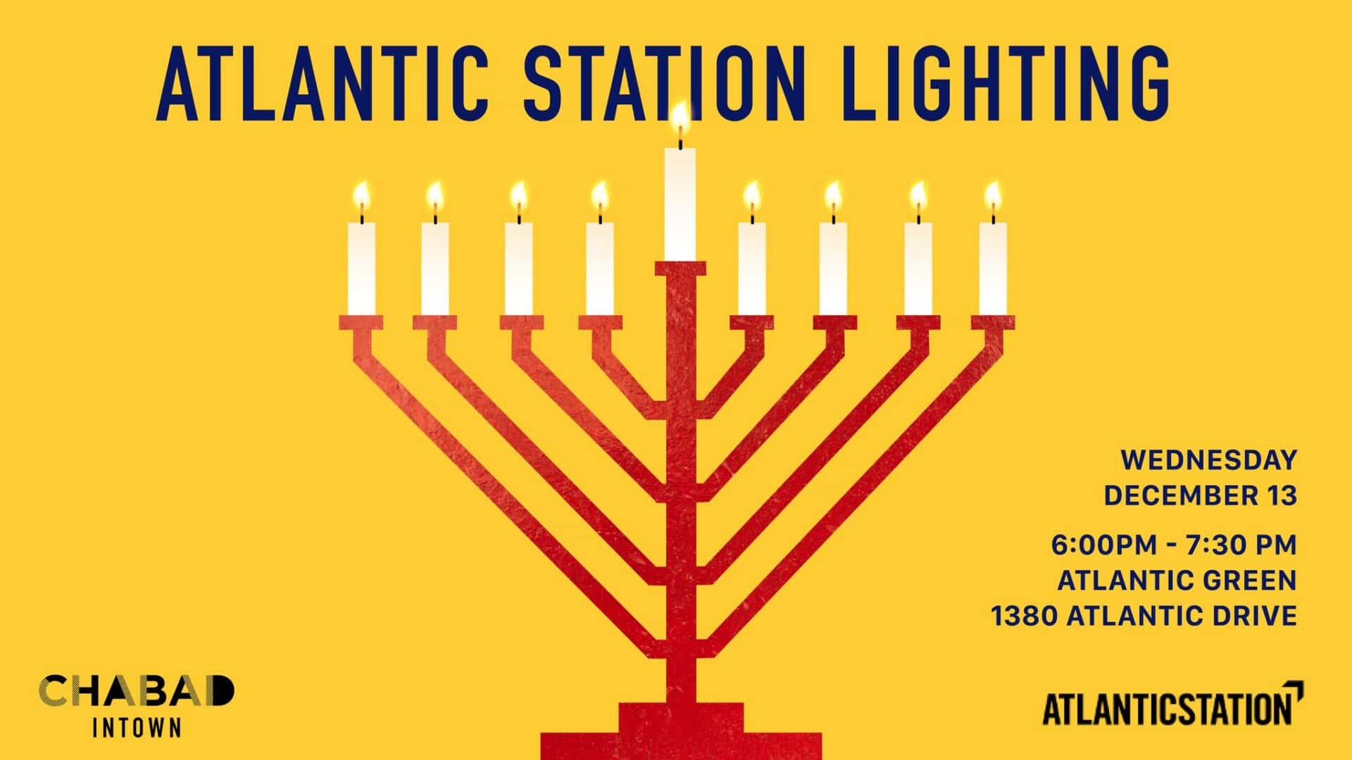 Atlantic Station Menorah Lighting