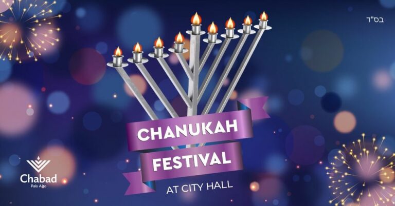 Chanukah Festival: Menorah Lighting at City Hall