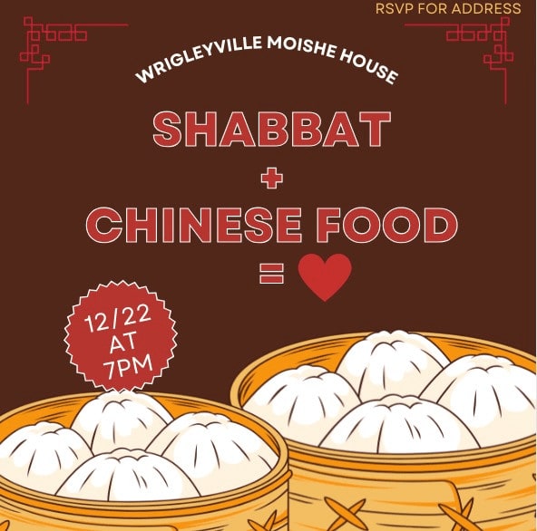 Chinese Food Shabbat