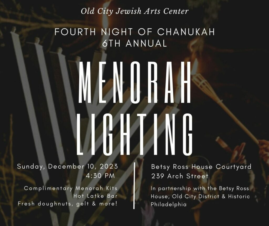 OCJAC Public Menorah Lighting