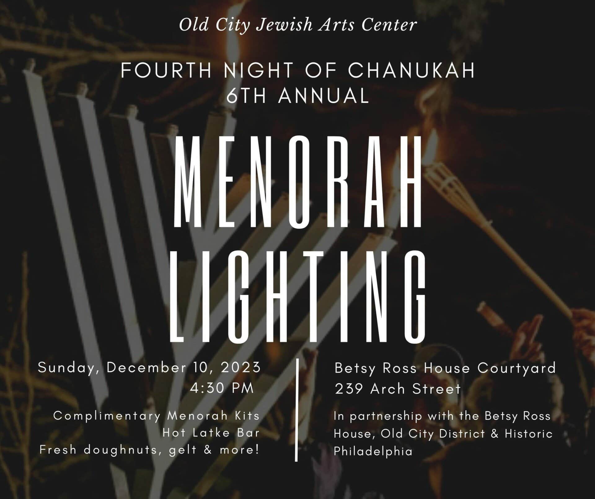 OCJAC Public Menorah Lighting