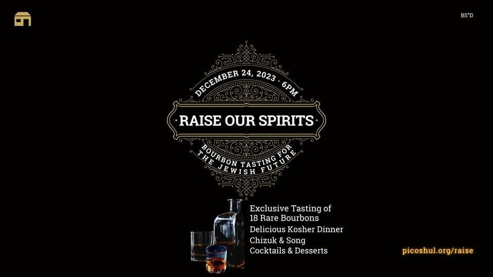 Raise Our Spirits: Bourbon Tasting for the Jewish Future
