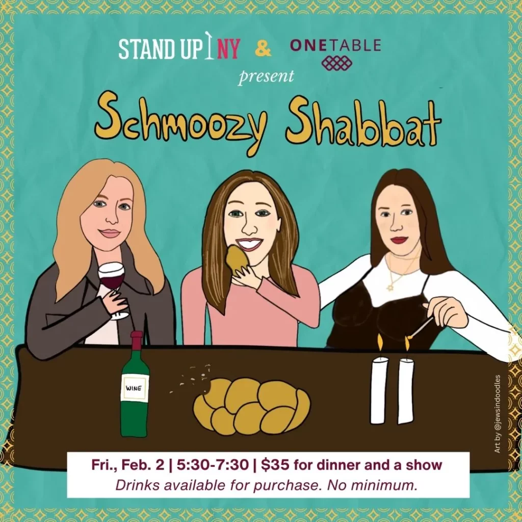 Schmoozy Shabbat at Stand Up NY (UWS)