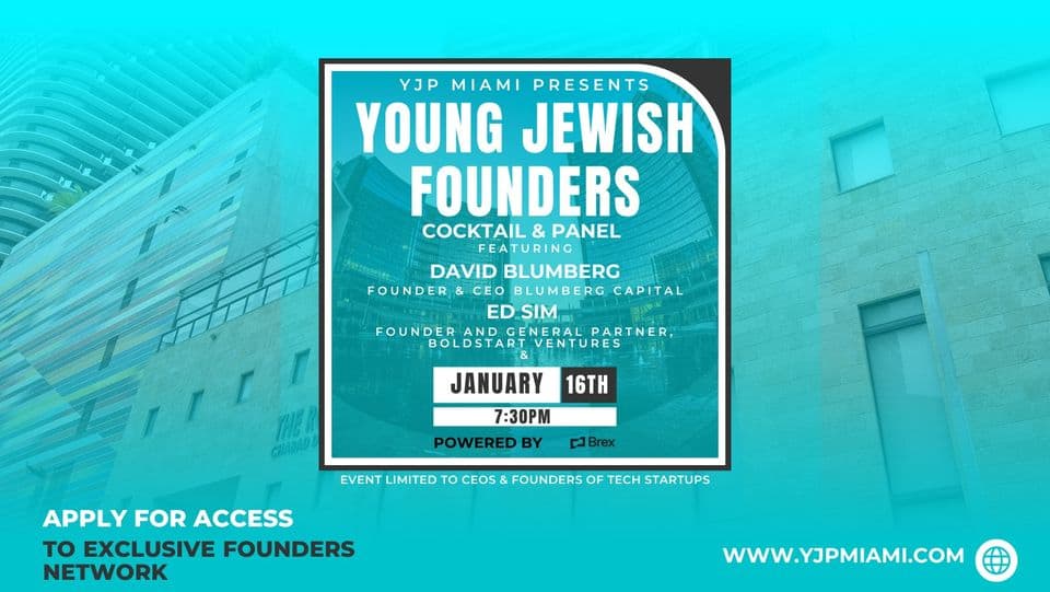 Young Jewish Founders Cocktail & Panel