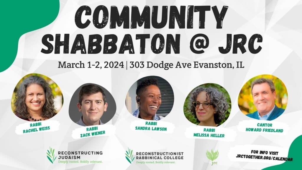 Celebrating Reconstructionist Judaism in Chicago: A Community Shabbaton at JRC