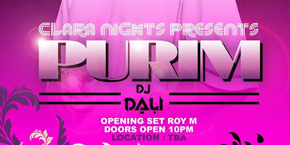 Clara Nights Presents PURIM with DJ DALI