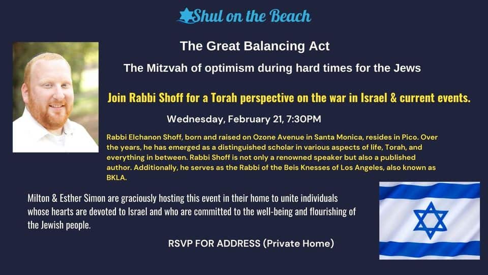Exploring The Great Balancing Act: The Mitzvah of Optimism During Hard Times for the Jews