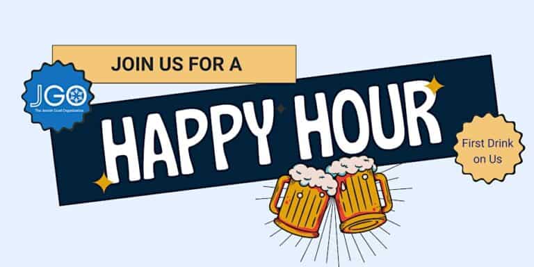 Jewish Grad Student Happy Hour- first drink on us!