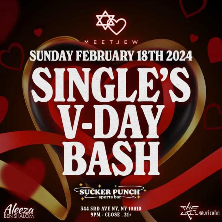 Jewish Single's V-Day Bash
