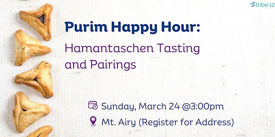 Purim Happy Hour: Hamantaschen Tasting and Pairings