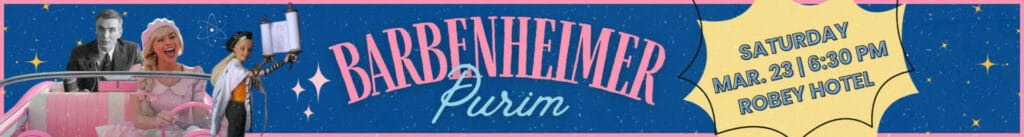 The Temple Sholom Barbenheimer Purim Bash 2024