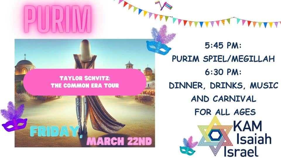 Purim Party: Taylor Schvitz – The Common Era Tour