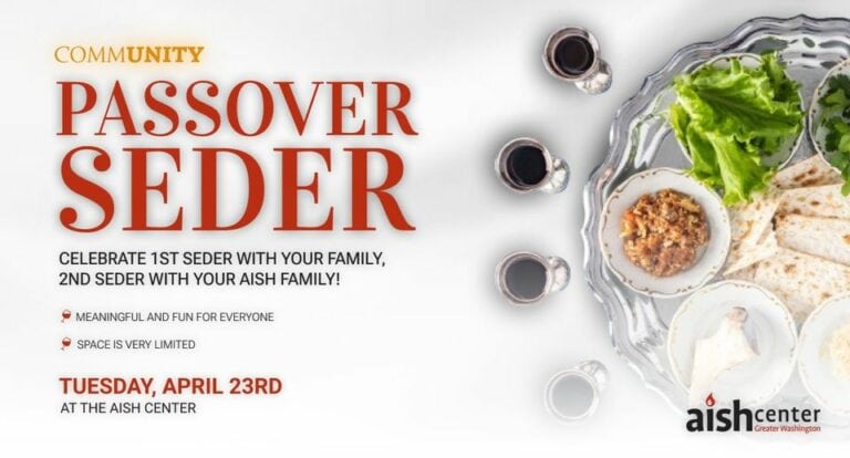 Aish CommUNITY Seder 2024