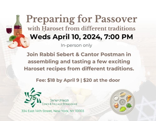 PASSOVER 2024 HAROSET PREPARATION