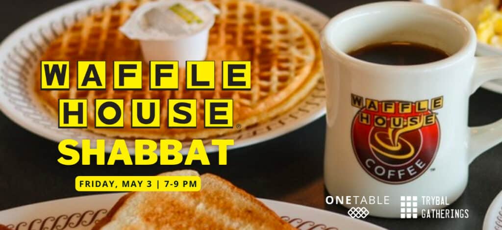 Waffle House Shabbat Banner Facebook Cover and Emma 1200 x 550 px 1