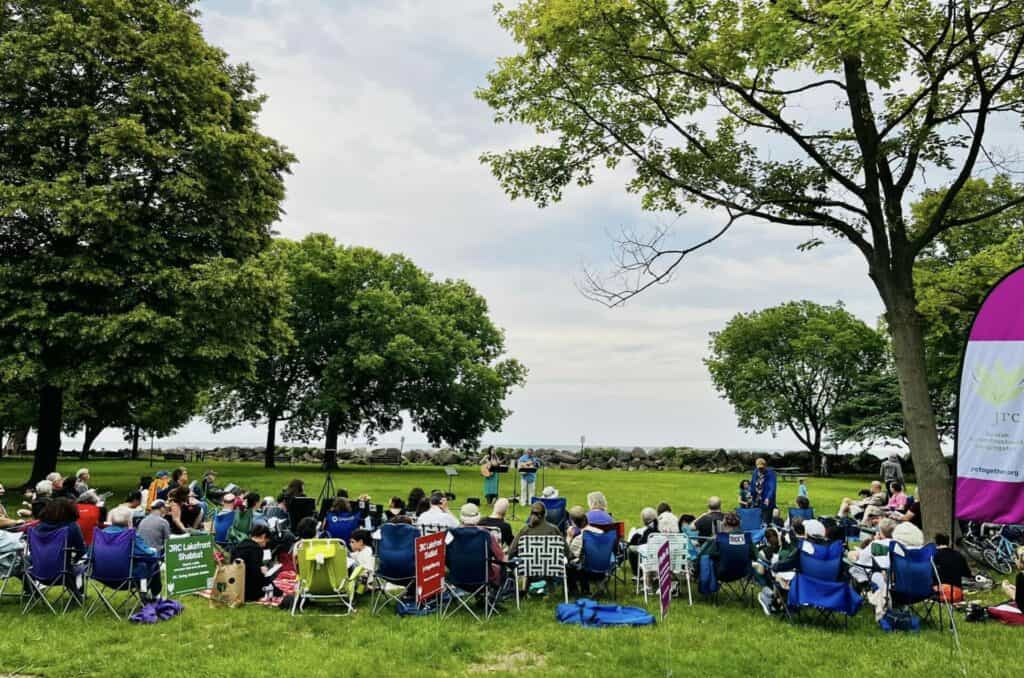 1st Lakefront Kabbalat Shabbat Service with Rabbi Rachel Weiss and Cantor Howard Friedland (and Rabbi Rachel’s Sabbatical Send-Off!)