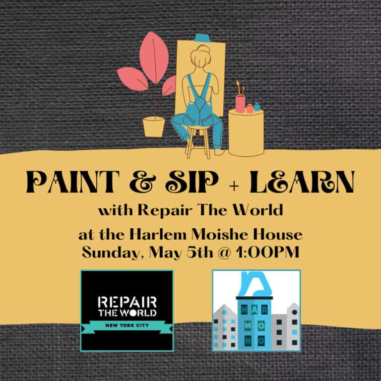 Paint & Sip @ Harlem Moishe House