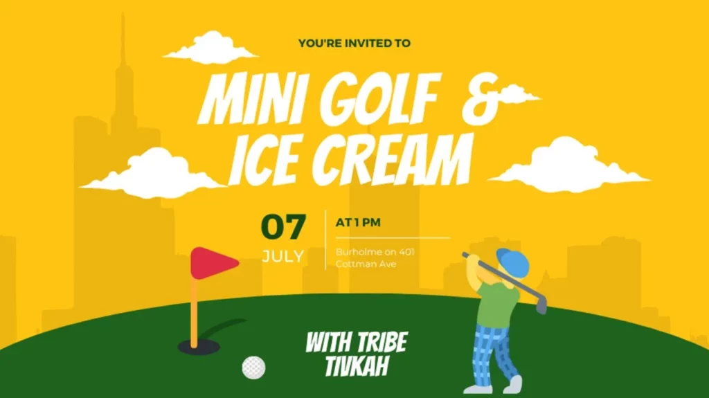 Miniature Golf and Ice Cream with Tribe Tikvah