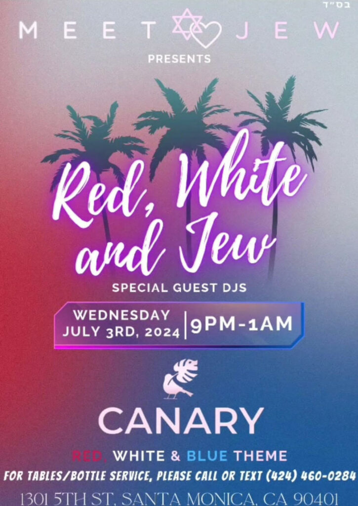 RED, WHITE, AND JEW PARTY!