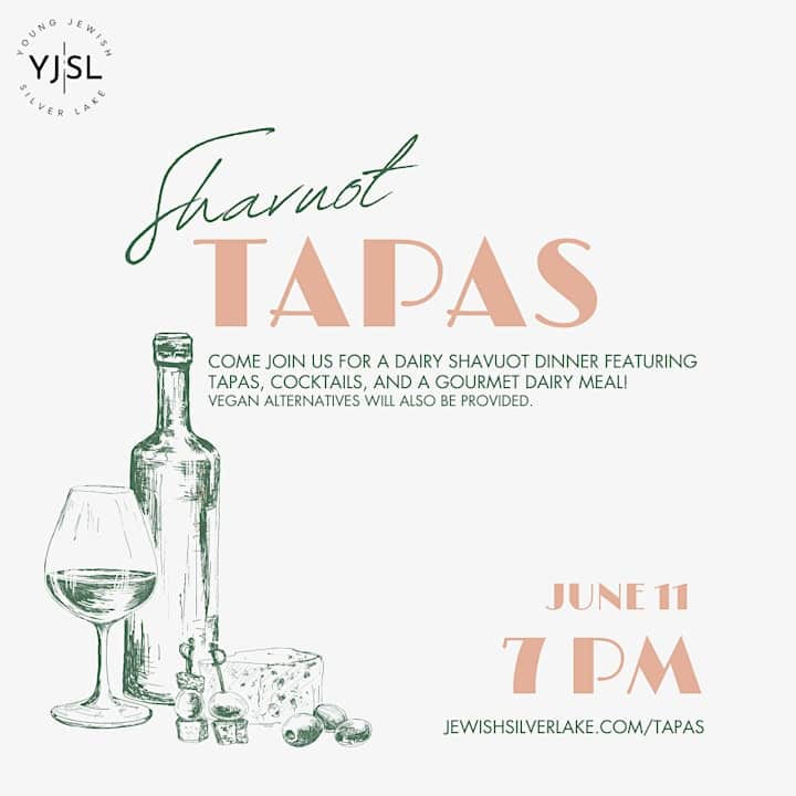YJSL Shavuot Garden Tapas!