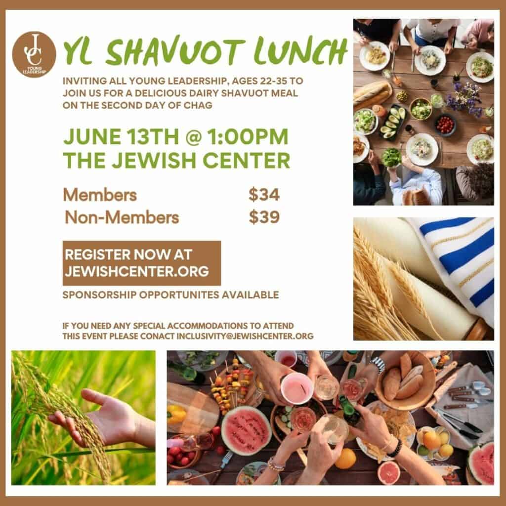 Young Leadership Shavuot Lunch 2024