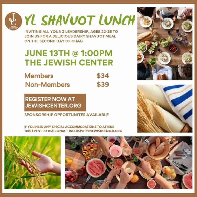 Young Leadership Shavuot Lunch 2024