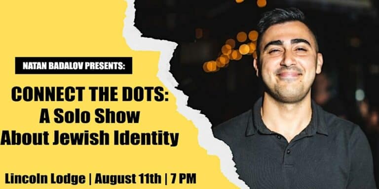 Connect The Dots - A Solo Comedy Show About Jewish Identity