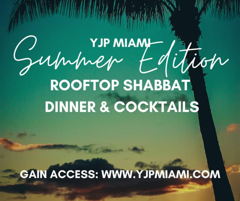 Summer Edition Rooftop Shabbat Dinner & Cocktails