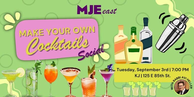 MJE East | Make Your Own Cocktails Social with MJE East! | 20s & 30s